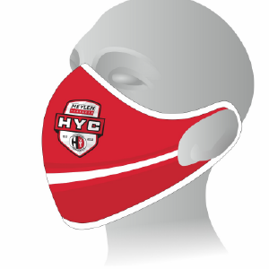 HYC Masker Rood met Logo