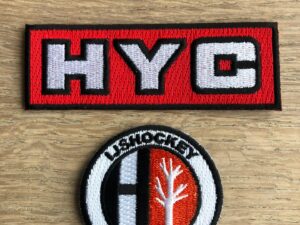 HYC Geborduurde logo’s