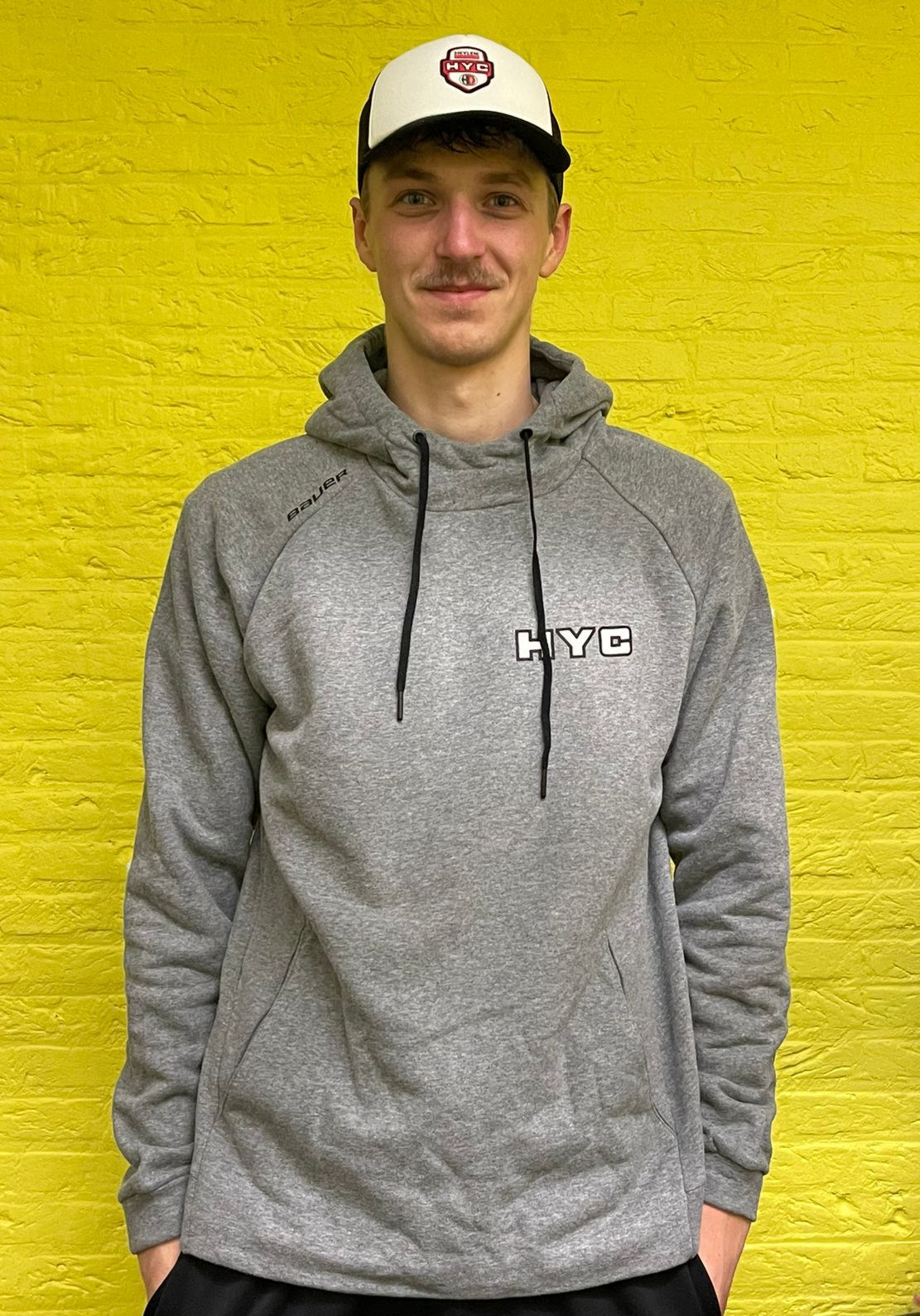 Bauer hoody met HYC-logo SENIOR